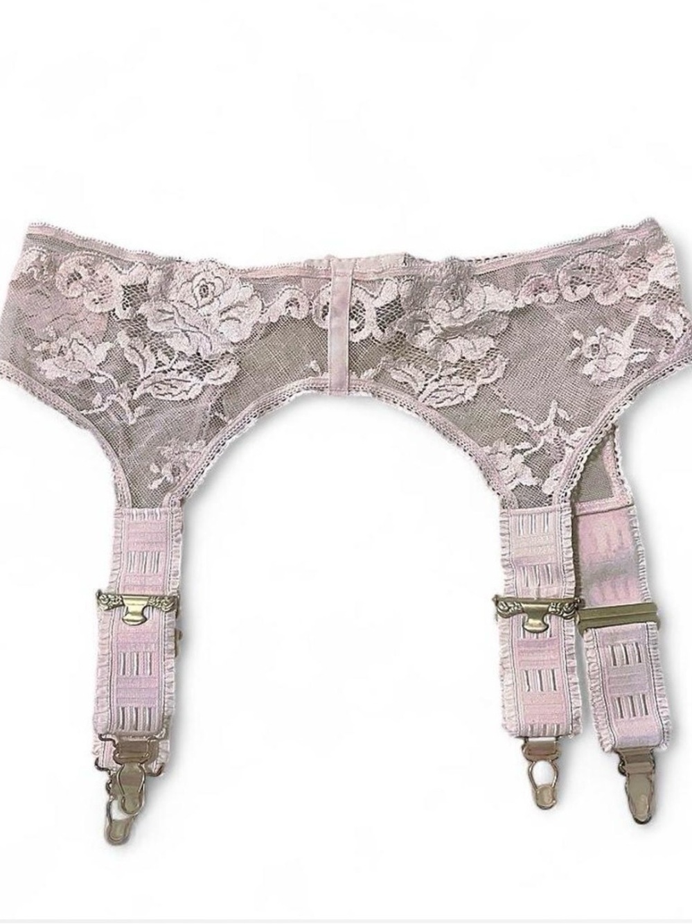 Victoria's Secret Pink Lace Garter Belt